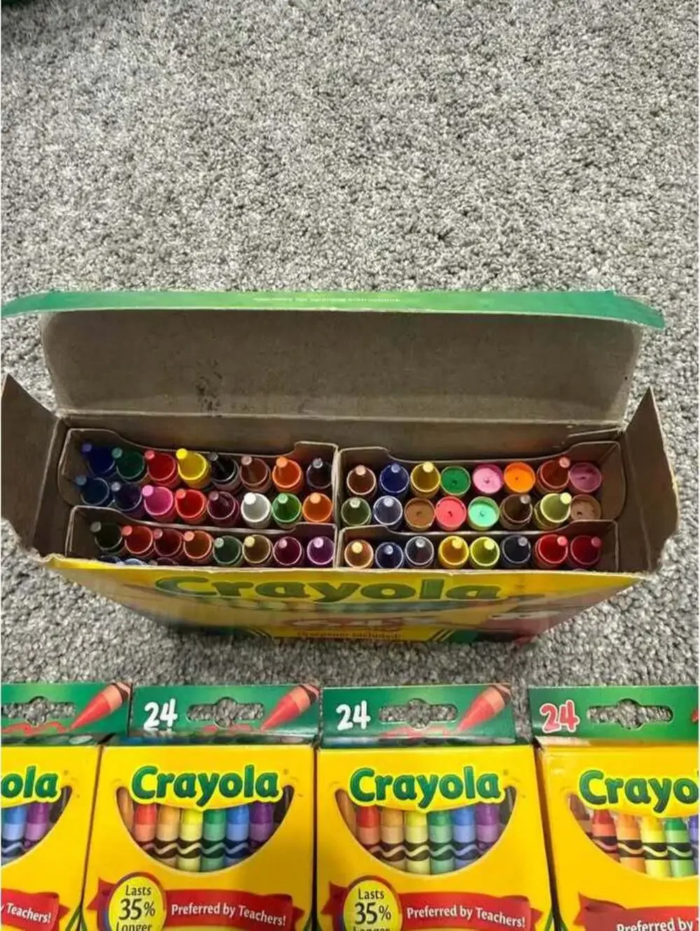 Crayola Crayons 64 Count and 24 Count Bundle with Dandelion